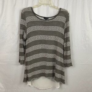 The Limited Layered Look Knit Curtain Back Sweater Size Medium NWOT